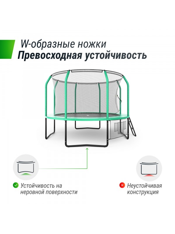 Батут UNIX Line SUPREME GAME 10 ft (green)