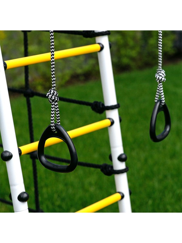 Детский спортивный комплекс для дачи ROMANA Богатырь MAX (качели пластиковые)