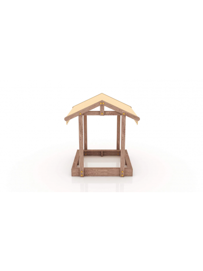 Песочница «Персия» 1500 мм х 1500 мм с Крышей