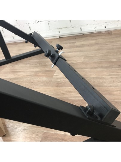 Стойки под штангу с подстраховкой и брусьями 2.0, черный