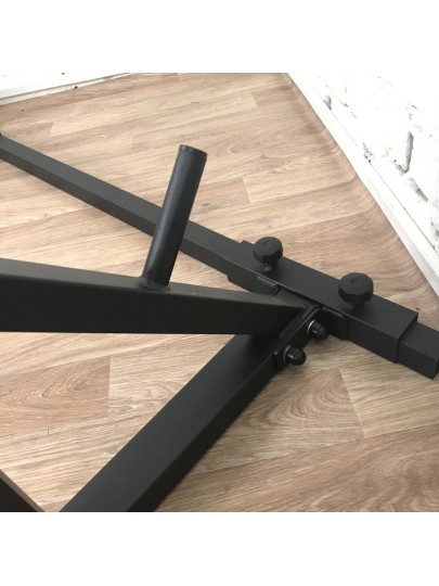 Стойки под штангу с подстраховкой и брусьями, черный