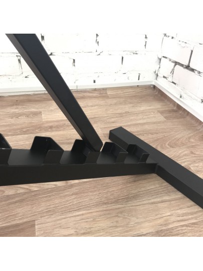 Регулируемая скамья для жима, черная