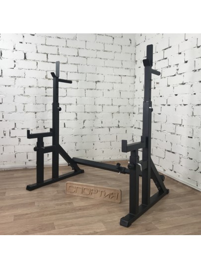 Комплект стойки 2.0 + Скамья для жима, черный