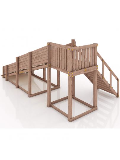 Зимняя горка «Метелица» 4,5 метра + Сертификат EAЭC