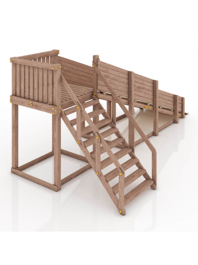 Зимняя горка «Метелица» 4,5 метра + Сертификат EAЭC